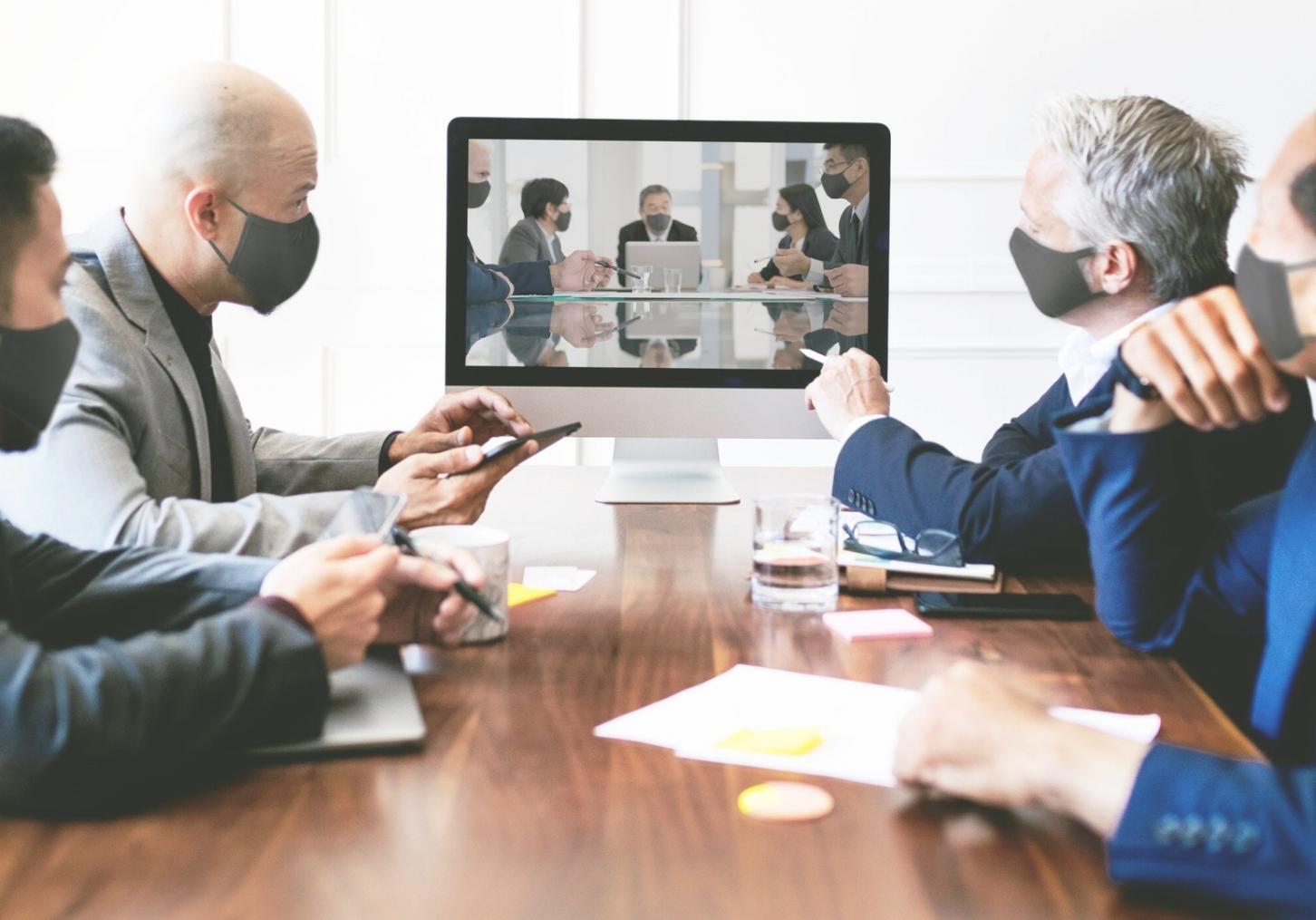 Bureau moderne de conseil financier avec environnement professionnel